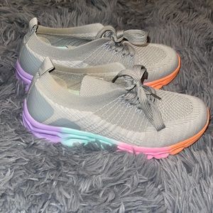 Colorful tennis shoes